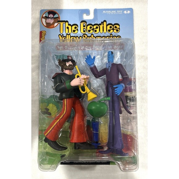 The Beatles Yellow Submarine Set of 7 McFarlane Figures NEW Sealed - Picture 8 of 11